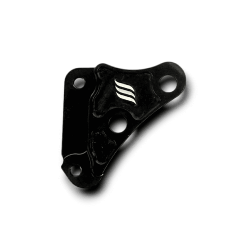 Luigy 4p remklauw adapter Brembo Vespa Sprint/Primavera Piaggio Zip Zwart